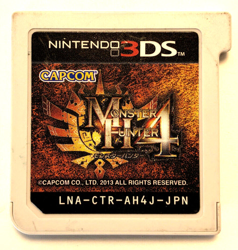 Monster Hunter 4 (Nintendo 3DS, 2013) - Japanese Version - TESTED!