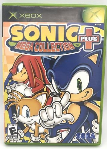 Sonic Mega Collection Plus for Microsoft Xbox Complete CIB - TESTED