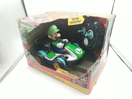 Super Mario World of Nintendo Mini RC Luigi Racer Jakks NEW