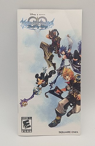 Kingdom Hearts: Birth by Sleep (Sony PSP, 2010) MANUAL ONLY